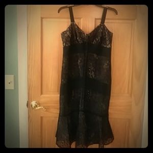 Black lace dress